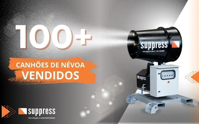 Suppress celebra a marca de mais de 100 canhões de névoa vendidos