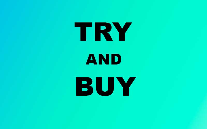 TRY AND BUY  – SUPPRESS